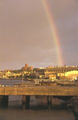 Rainbow Over Newcastle Harbour